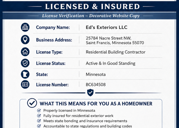 MN Contractors License MN Contractors License