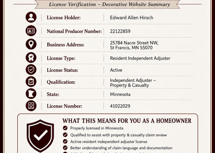 MN Adjusters License MN Adjusters License