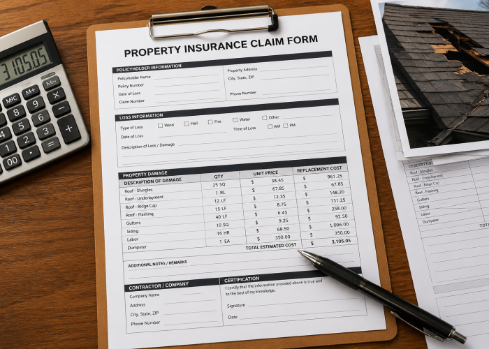 Insurance Claim Estimate