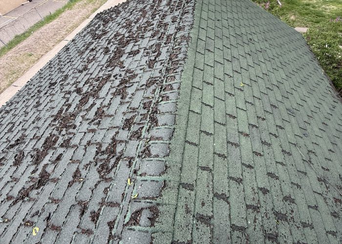 Worn out shingles Replace old shingles